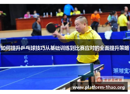 如何提升乒乓球技巧从基础训练到比赛应对的全面提升策略
